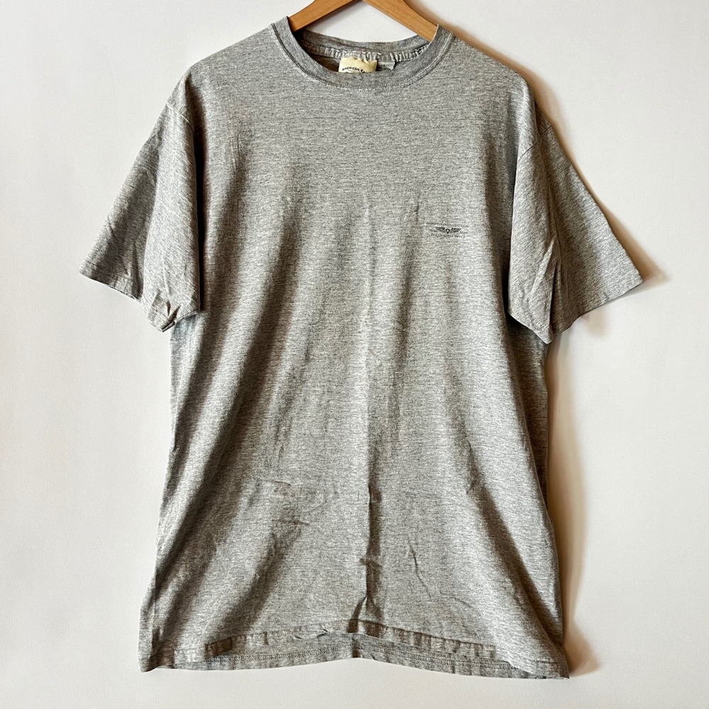 Vintage American Eagle Outfitters Gray Short Sleeve T-Shirt Large 90s Y2K Tee